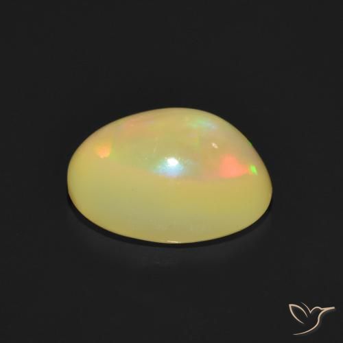 Opale Multicolore naturale da 1.02 ct, Ovale, Traslucido