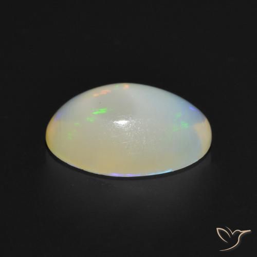 Opale Multicolore naturale da 1.05 ct, Ovale, Trasparente