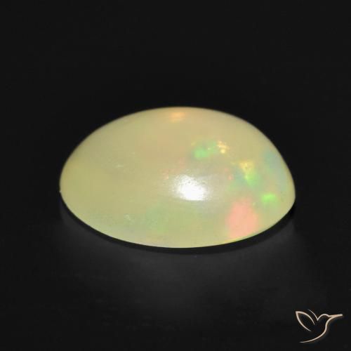 Opale Multicolore naturale da 0.95 ct, Ovale, Trasparente