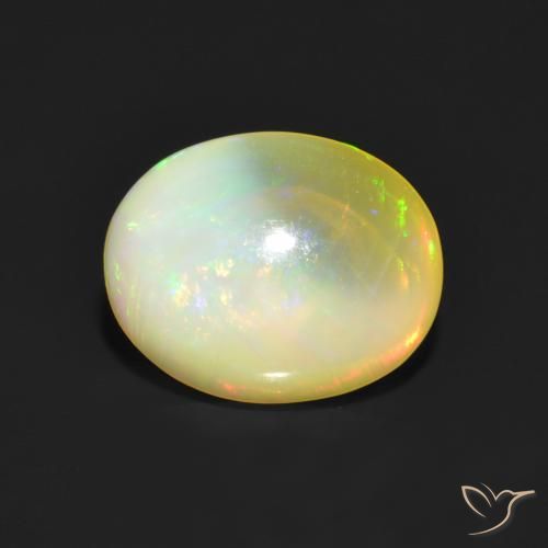 Opale Multicolore naturale da 1.17 ct, Ovale, Traslucido