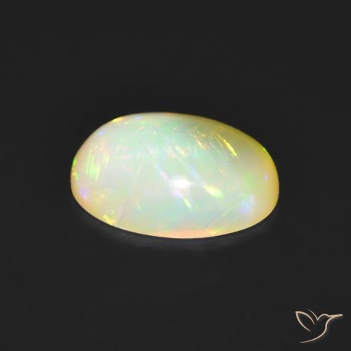 Opale Multicolore naturale da 1.17 ct, Ovale, Traslucido