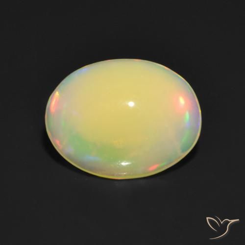 Opale Multicolore naturale da 1.24 ct, Ovale, Traslucido