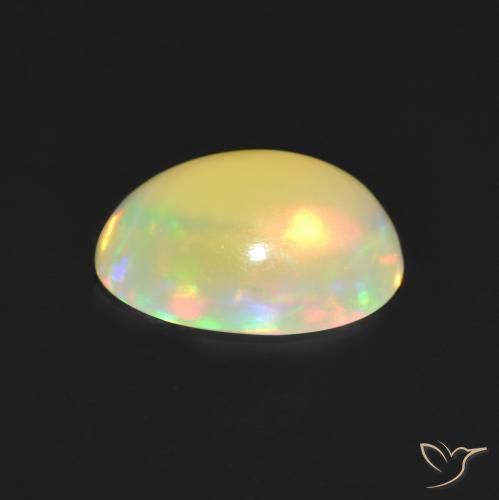 Opale Multicolore naturale da 1.24 ct, Ovale, Traslucido