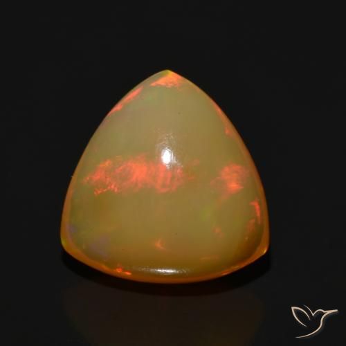 Opale Multicolore naturale da 3.13 ct, Taglio trillion, Traslucido