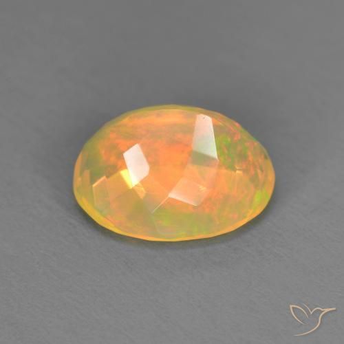 Opale Multicolore naturale da 1.43 ct, Ovale, Traslucido