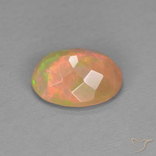 Opale Multicolore naturale da 1.24 ct, Ovale, Traslucido