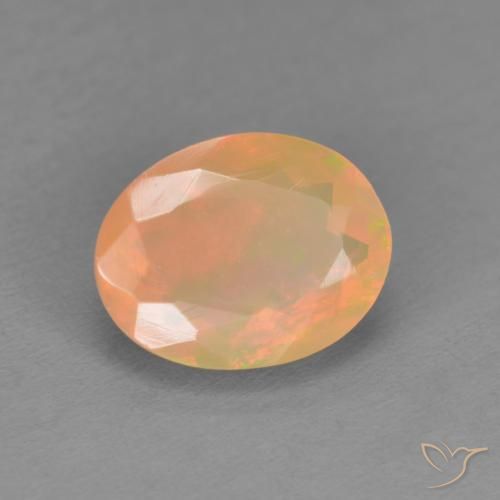 Opale Multicolore naturale da 1.16 ct, Ovale, Traslucido