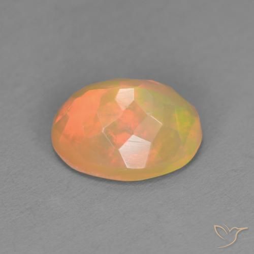 Opale Multicolore naturale da 1.16 ct, Ovale, Traslucido