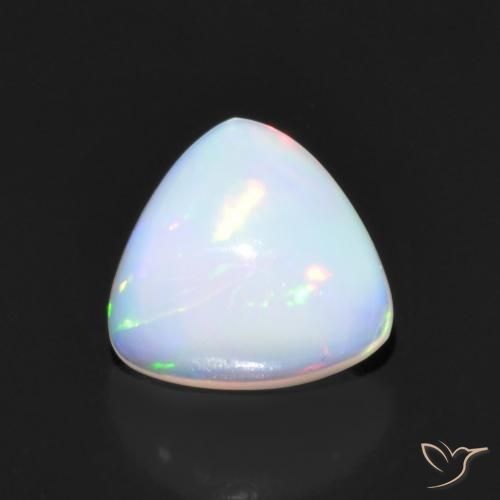 1.26ct Naturale Multicolore Opale, Taglio trillion, Trasparente