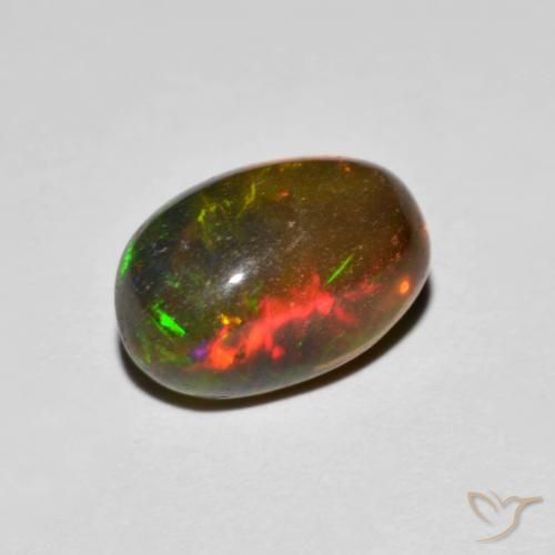 Opale Multicolore naturale da 1.41 ct, Ovale, Trasparente