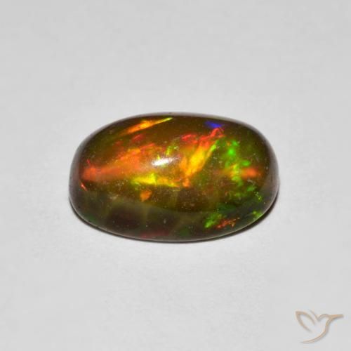 Opale Multicolore naturale da 1.41 ct, Ovale, Trasparente