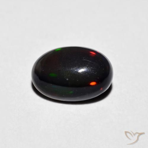 0.48ct Naturale Multicolore Opale, Ovale, Opaco