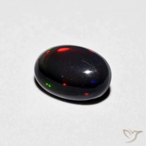 Opale Multicolore naturale da 0.48 ct, Ovale, Opaco