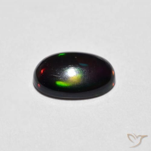 Opale Multicolore naturale da 0.48 ct, Ovale, Opaco