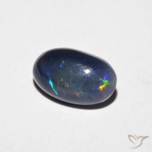 Opale Multicolore naturale da 0.72 ct, Ovale, Opaco