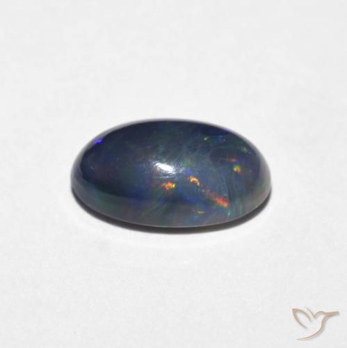 Opale Multicolore naturale da 0.72 ct, Ovale, Opaco