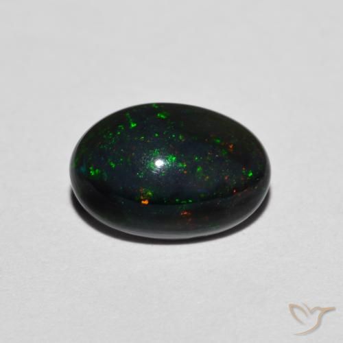 0.93ct Naturale Multicolore Opale, Ovale, Traslucido