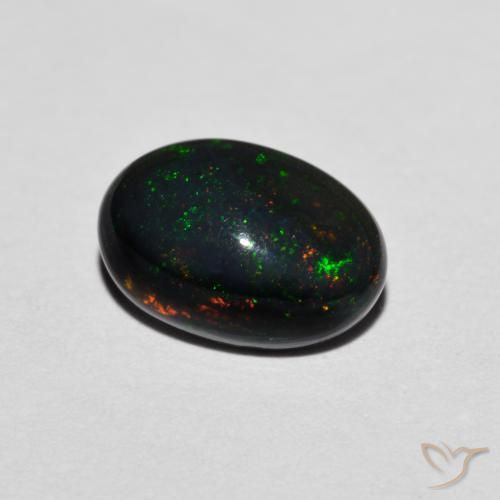 Opale Multicolore naturale da 0.93 ct, Ovale, Traslucido