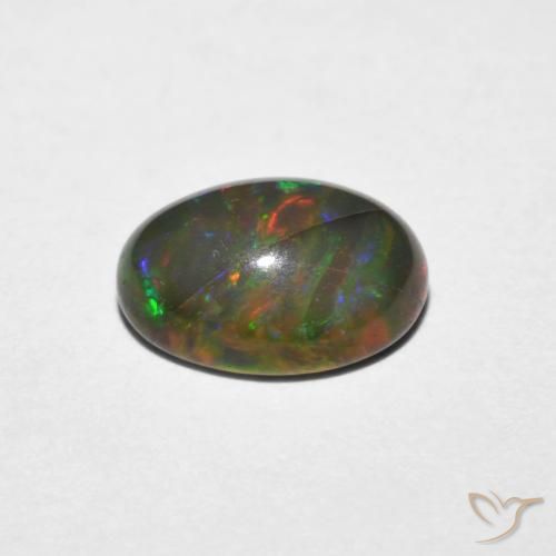 Opale Multicolore naturale da 1.02 ct, Ovale, Traslucido