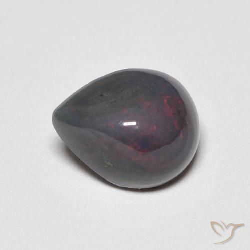 Opale Multicolore naturale da 0.59 ct, Forma a pera, Opaco