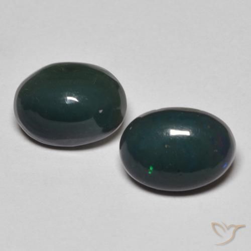 1.57ctw Naturale Multicolore Opale, Ovale, Opaco