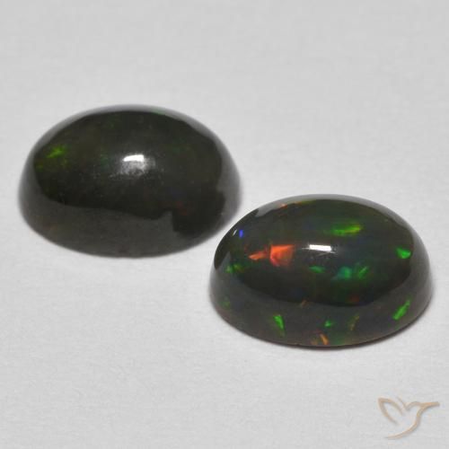 Gemme di Opale Multicolore naturale da 1.18 ct, Ovale, Opaco