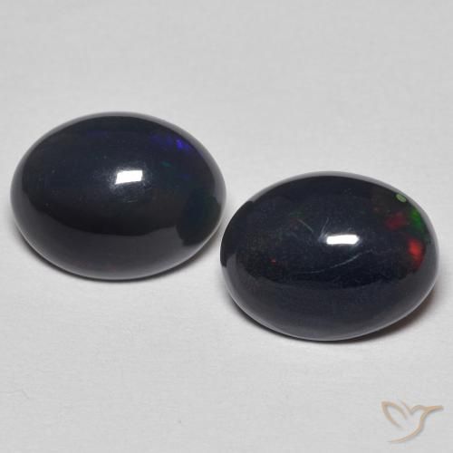 1.68ctw Naturale Multicolore Opale, Ovale, Opaco