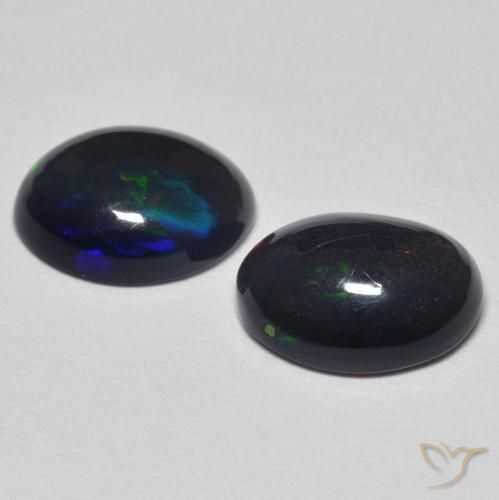 Gemme di Opale Multicolore naturale da 1.68 ct, Ovale, Opaco