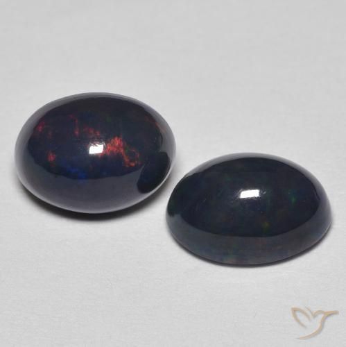 Gemme di Opale Multicolore naturale da 1.76 ct, Ovale, Opaco