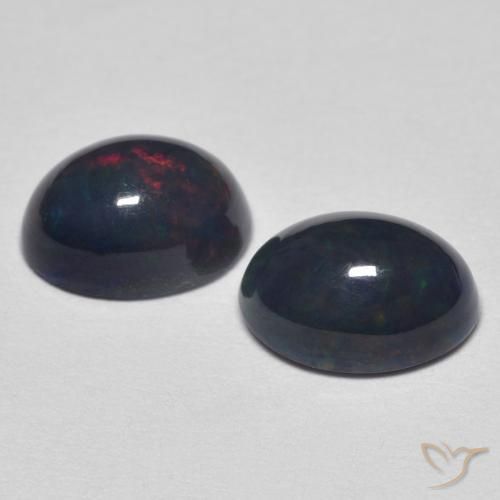 Gemme di Opale Multicolore naturale da 1.76 ct, Ovale, Opaco