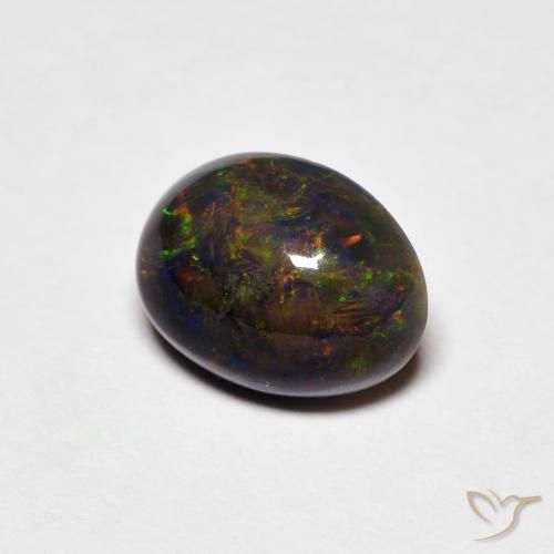 Opale Multicolore naturale da 1.15 ct, Ovale, Opaco