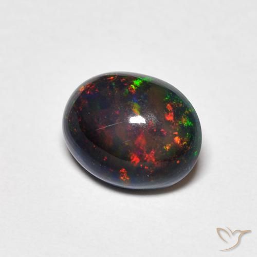 Opale Multicolore naturale da 1.23 ct, Ovale, Opaco