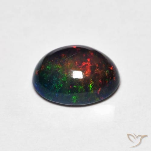Opale Multicolore naturale da 1.23 ct, Ovale, Opaco