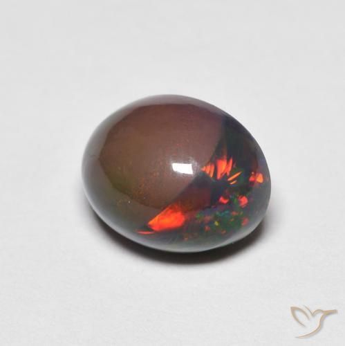 Opale Multicolore naturale da 1.47 ct, Ovale, Opaco