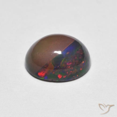 Opale Multicolore naturale da 1.47 ct, Ovale, Opaco