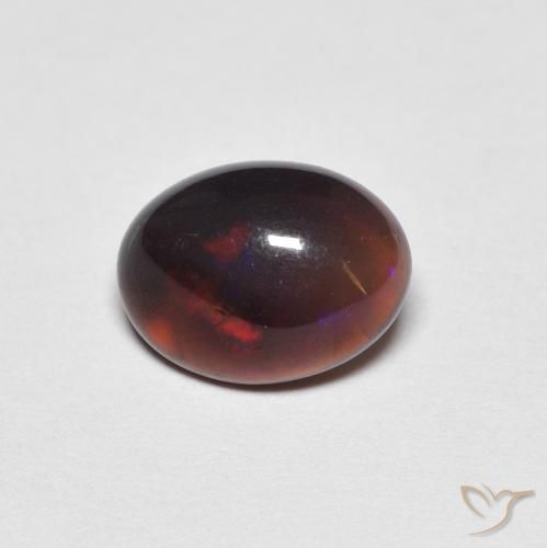 0.98ct Naturale Multicolore Opale, Ovale, Opaco