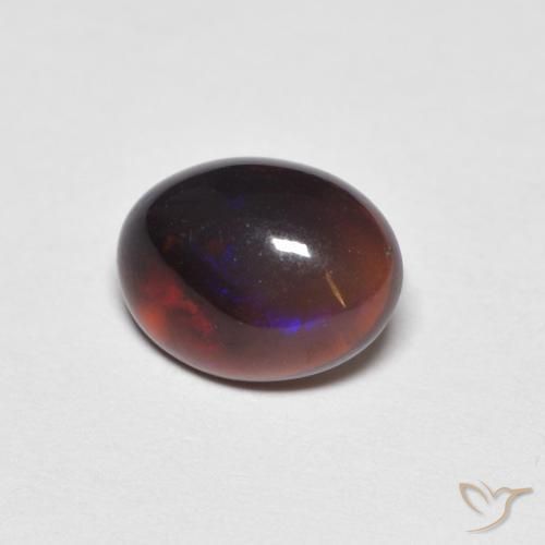 Opale Multicolore naturale da 0.98 ct, Ovale, Opaco