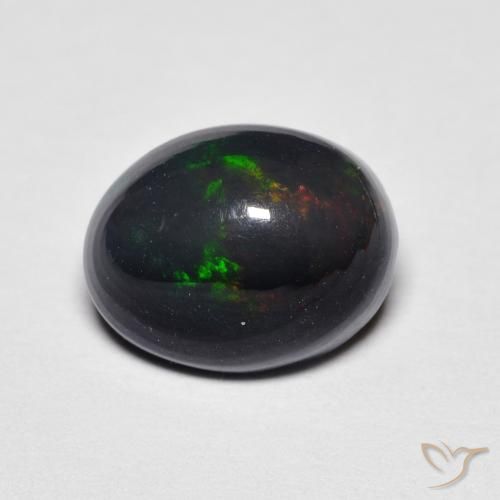 1.96ct Naturale Multicolore Opale, Ovale, Opaco, Photo A