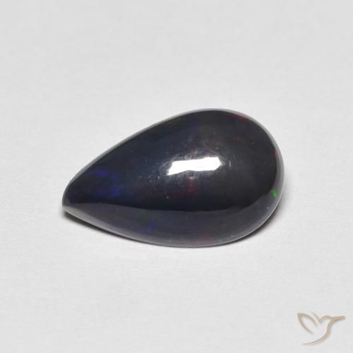 Opale Multicolore naturale da 1.13 ct, Forma a pera, Opaco