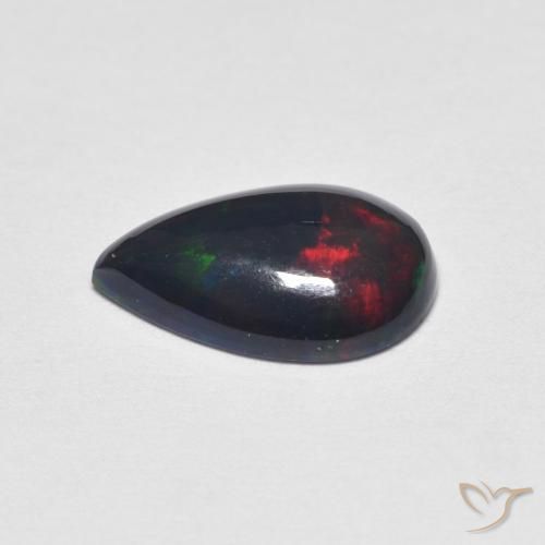 Opale Multicolore naturale da 1.13 ct, Forma a pera, Opaco