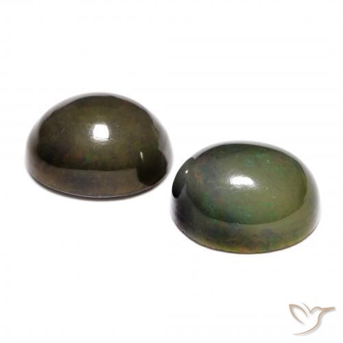 Gemme di Opale Multicolore naturale da 2.97 ct, Ovale, Opaco