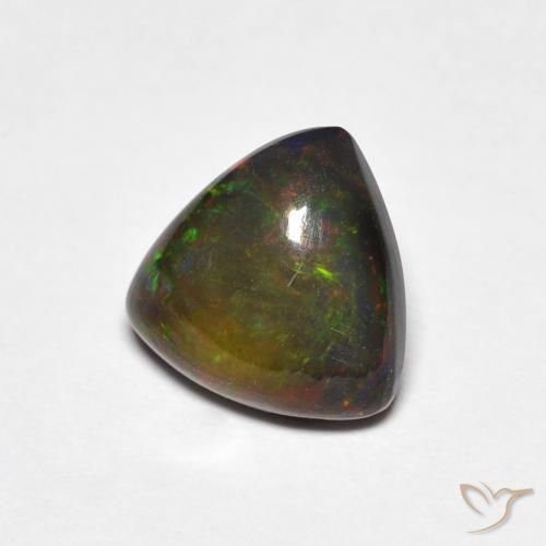 1.19ct Naturale Multicolore Opale, Taglio trillion, Opaco