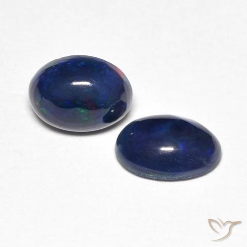 Gemme di Opale Multicolore naturale da 0.83 ct, Ovale, Opaco