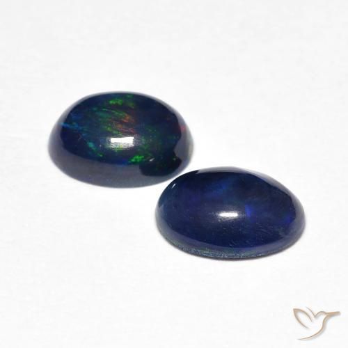 Gemme di Opale Multicolore naturale da 0.83 ct, Ovale, Opaco