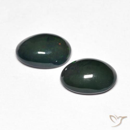 Gemme di Opale Multicolore naturale da 1.36 ct, Ovale, Opaco