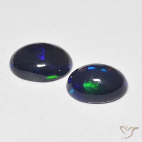 Gemme di Opale Multicolore naturale da 0.85 ct, Ovale, Opaco