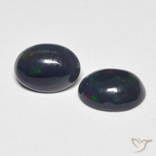 Gemme di Opale Multicolore naturale da 0.79 ct, Ovale, Opaco