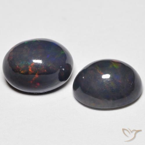 Gemme di Opale Multicolore naturale da 2.65 ct, Ovale, Opaco
