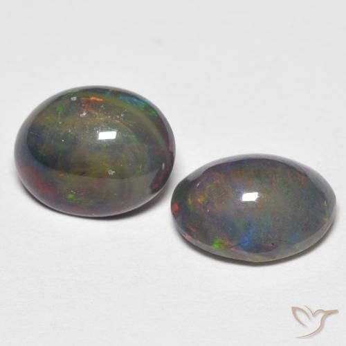 Gemme di Opale Multicolore naturale da 2.19 ct, Ovale, Opaco