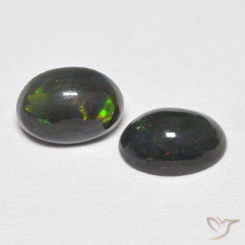 Gemme di Opale Multicolore naturale da 0.85 ct, Ovale, Opaco